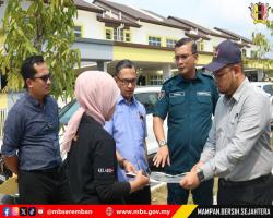 LAWATAN TURUN PADANG TUAN SETIAUSAHA KE TAMAN BUKIT SENAWANG PERDANA