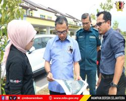 LAWATAN TURUN PADANG TUAN SETIAUSAHA KE TAMAN BUKIT SENAWANG PERDANA