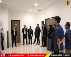 SESI WALK ABOUT TUAN SETIAUSAHA DI PEJABAT WISMA MBS