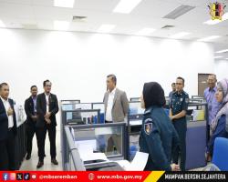 SESI WALK ABOUT TUAN SETIAUSAHA DI PEJABAT WISMA MBS