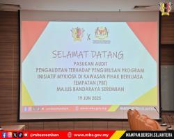 PENGAUDITAN TERHADAP PENGURUSAN PROGRAM INISIATIF MYKIOSK DI KAWASAN PIHAK BERKUASA TEMPATAN (PBT)