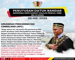 PERUTUSAN YB DATUK BANDAR MAJLIS BANDARAYA SEREMBAN