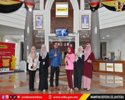 KUNJUNGAN HORMAT MAJLIS BANDARAYA SEREMBAN KE ATAS PENGARAH JABATAN PENYIARAN NEGERI SEMBILAN