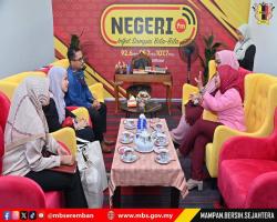 KUNJUNGAN HORMAT MAJLIS BANDARAYA SEREMBAN KE ATAS PENGARAH JABATAN PENYIARAN NEGERI SEMBILAN