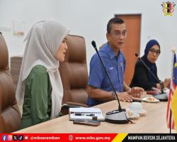 LAWATAN KERJA DELEGASI MAJLIS PERBANDARAN JEMPOL KE MAJLIS BANDARAYA SEREMBAN