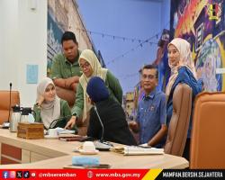 LAWATAN KERJA DELEGASI MAJLIS PERBANDARAN JEMPOL KE MAJLIS BANDARAYA SEREMBAN
