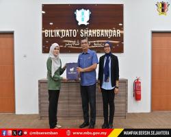 LAWATAN KERJA DELEGASI MAJLIS PERBANDARAN JEMPOL KE MAJLIS BANDARAYA SEREMBAN