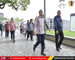 LAWATAN TUAN SETIAUSAHA KE DATARAN NILAI