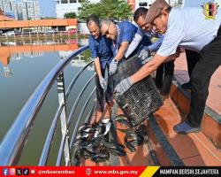 PELEPASAN IKAN SEMPENA CABARAN NGAIL NISMILAN TAMAN TASIK SEREMBAN 2025