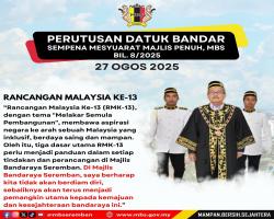 PERUTUSAN DATUK BANDAR SEMPENA MESYUARAT MAJLIS PENUH, MBS BIL 8/2025