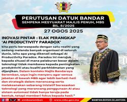 PERUTUSAN DATUK BANDAR SEMPENA MESYUARAT MAJLIS PENUH, MBS BIL 8/2025