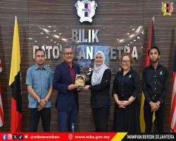 KUNJUNGAN HORMAT DAN LIBAT URUS JAJARAN PAIP GAS DI KAWASAN SEREMBAN OLEH PETRONAS GAS BERHAD