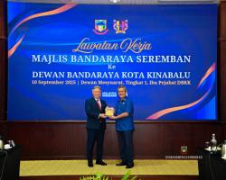 LAWATAN KERJA TEKNIKAL MAJLIS BANDARAYA SEREMBAN KE DEWAN BANDARAYA KOTA KINABALU, SABAH