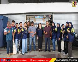 MAJLIS PENYERAHAN PROJEK MENAIK TARAF PAPAN MARKAH (SCOREBOARD) DI PUSAT AKUATIK PAROI