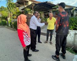 DATUK BANDAR TURUN KE LOKASI BANJIR KG. BARU RAHANG