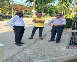 DATUK BANDAR TURUN KE LOKASI BANJIR KG. BARU RAHANG