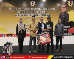 PROGRAM TANGGUNGJAWAB SOSIAL (CSR) PEMBERIAN SUMBANGAN BENCANA ANJURAN MAJLIS BANDARAYA SEREMBAN