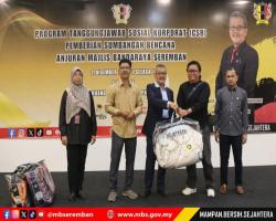 PROGRAM TANGGUNGJAWAB SOSIAL (CSR) PEMBERIAN SUMBANGAN BENCANA ANJURAN MAJLIS BANDARAYA SEREMBAN