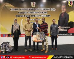 PROGRAM TANGGUNGJAWAB SOSIAL (CSR) PEMBERIAN SUMBANGAN BENCANA ANJURAN MAJLIS BANDARAYA SEREMBAN