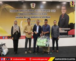 PROGRAM TANGGUNGJAWAB SOSIAL (CSR) PEMBERIAN SUMBANGAN BENCANA ANJURAN MAJLIS BANDARAYA SEREMBAN
