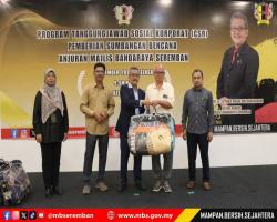 PROGRAM TANGGUNGJAWAB SOSIAL (CSR) PEMBERIAN SUMBANGAN BENCANA ANJURAN MAJLIS BANDARAYA SEREMBAN