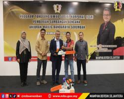 PROGRAM TANGGUNGJAWAB SOSIAL (CSR) PEMBERIAN SUMBANGAN BENCANA ANJURAN MAJLIS BANDARAYA SEREMBAN