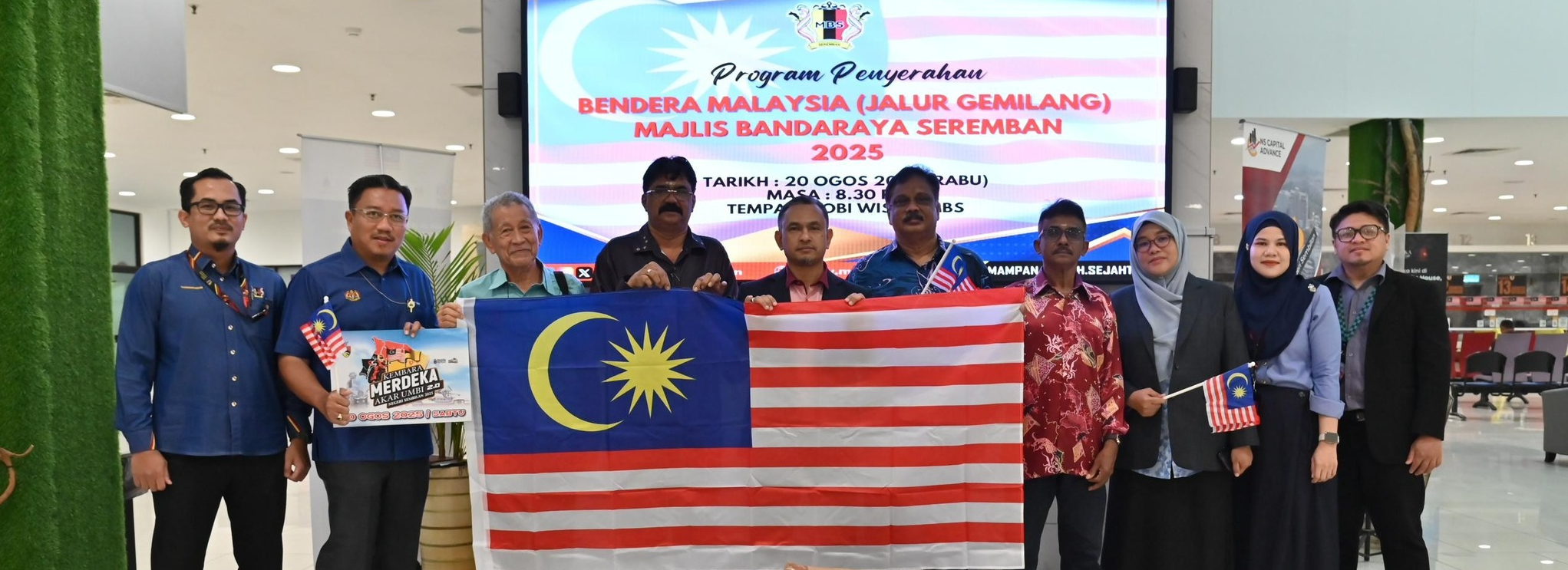 SUMBANGAN BENDERA MALAYSIA (JALUR GEMILANG) SEMPENA PROGRAM KEMBARA MERDEKA AKAR UMBI NEGERI SEMBILAN 2025